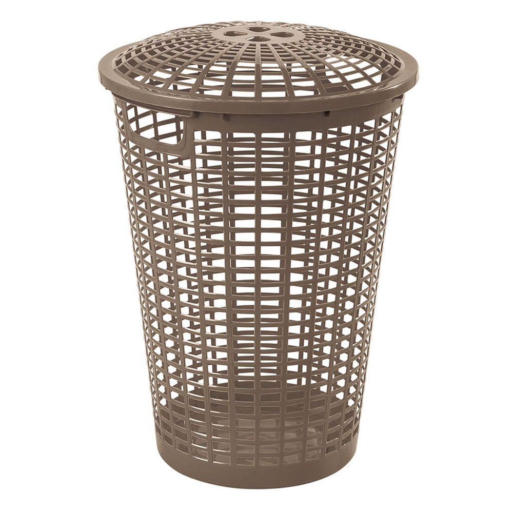 Cesta redonda con tapa Rimax