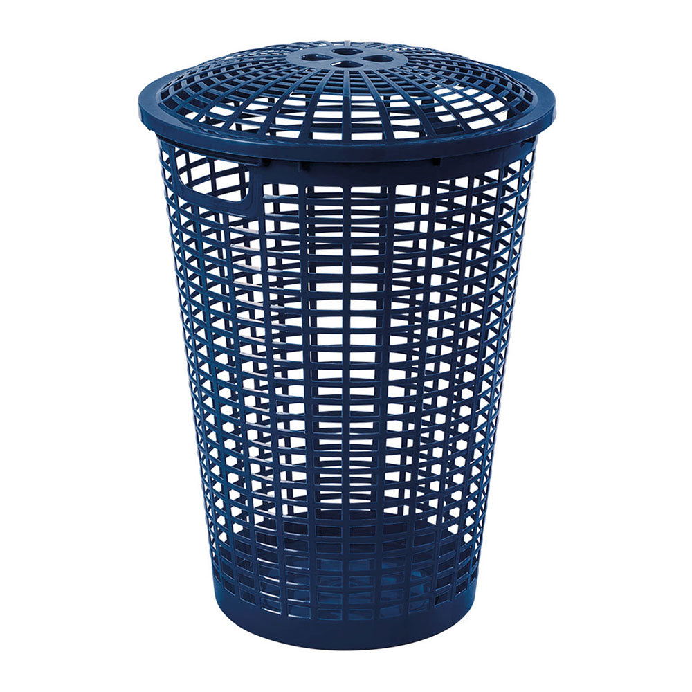 Cesta redonda con tapa Rimax