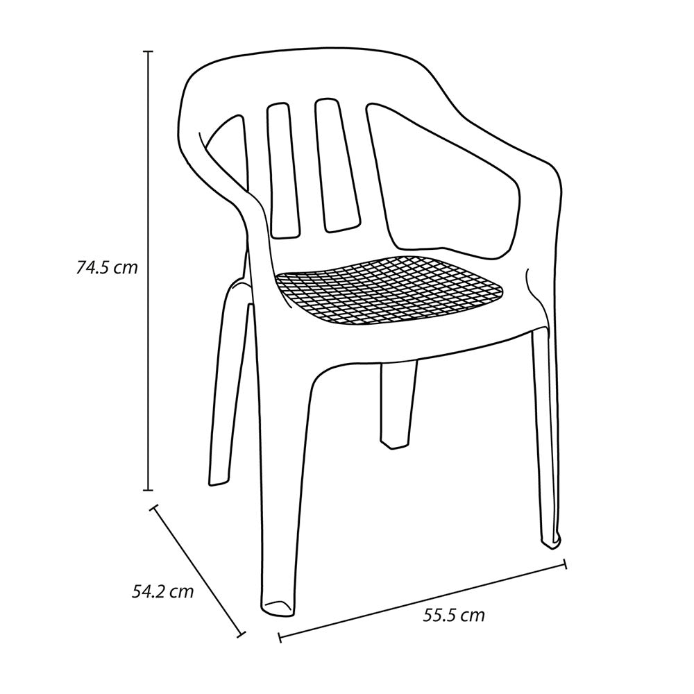 Juego de Sillas Dinastia Linea ambiental x4 Rimax