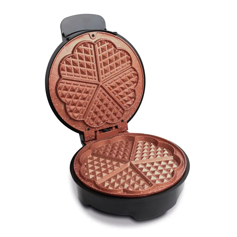 Waflera Negra de Platos Cobre Home Elements