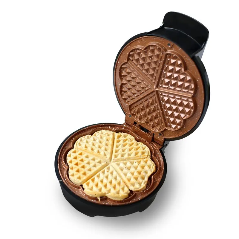 Waflera Negra de Platos Cobre Home Elements