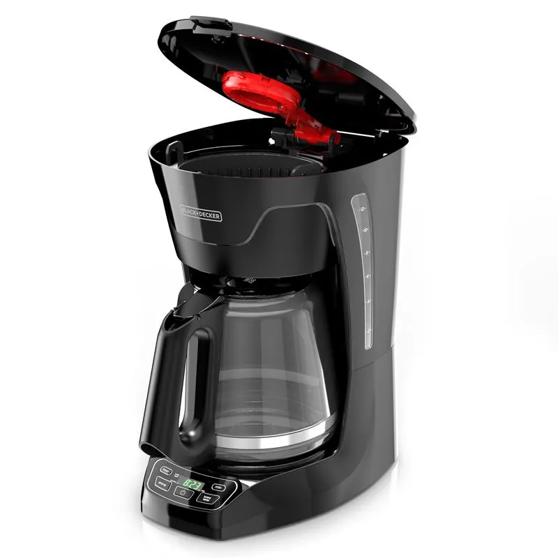 Cafetera Black+Decker Automática Filtro permanente de 12 Tazas