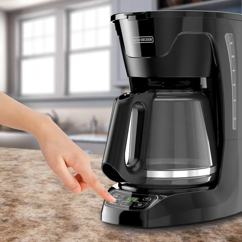 Cafetera Black+Decker Automática Filtro permanente de 12 Tazas