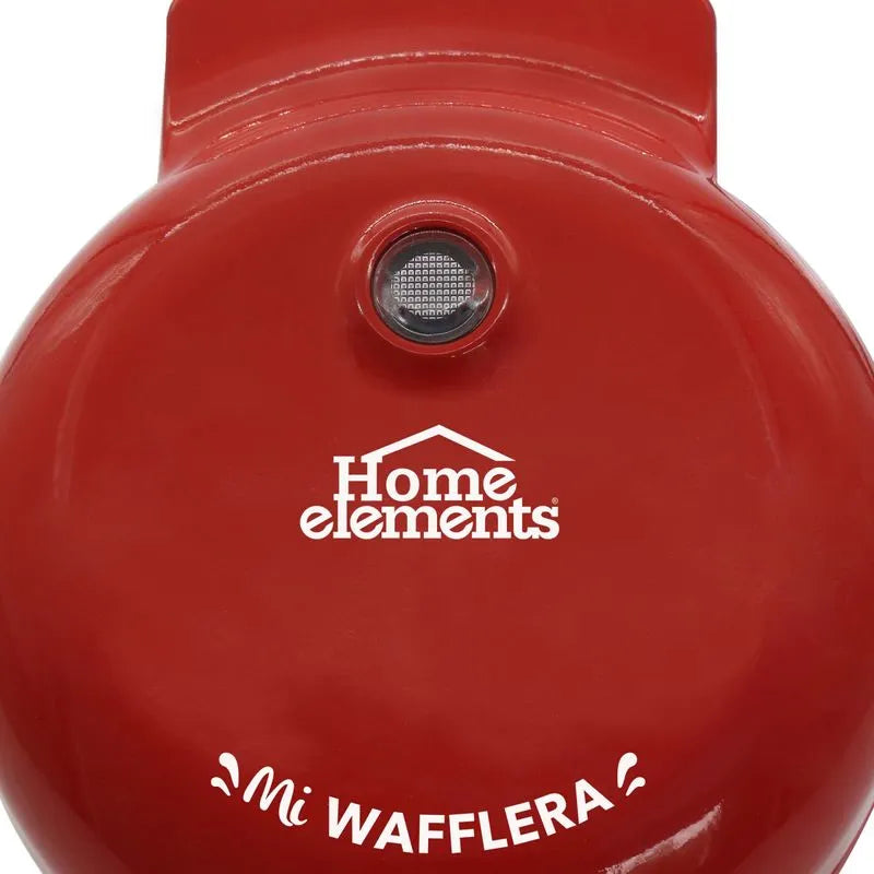 Mini Waflera Roja Home Elements 12 Cm