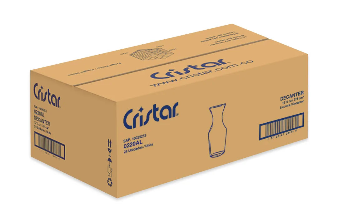 Copa Decanter x1 Caja de 24 Unidades Cristar