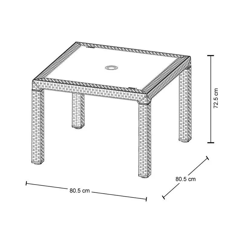 Mesa Eterna 4 Puestos Rimax