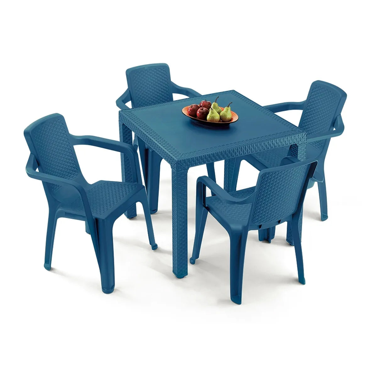 Combo Eterna Mesa + 4 Sillas con Brazo Rimax.