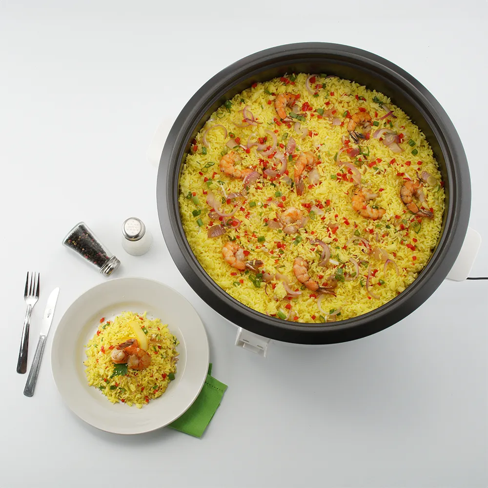 Olla Arrocera Universal Magna de 5.6L Blanca L90035