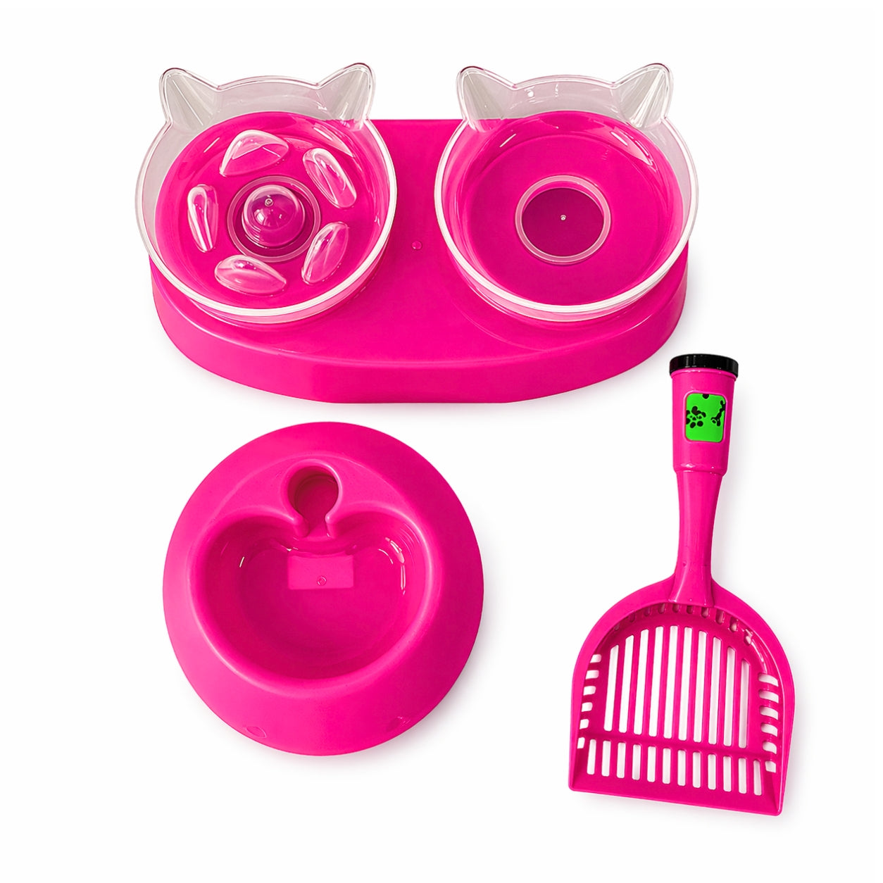 Combo Arenero para Gatos Armaty Color Fucsia 10307352115