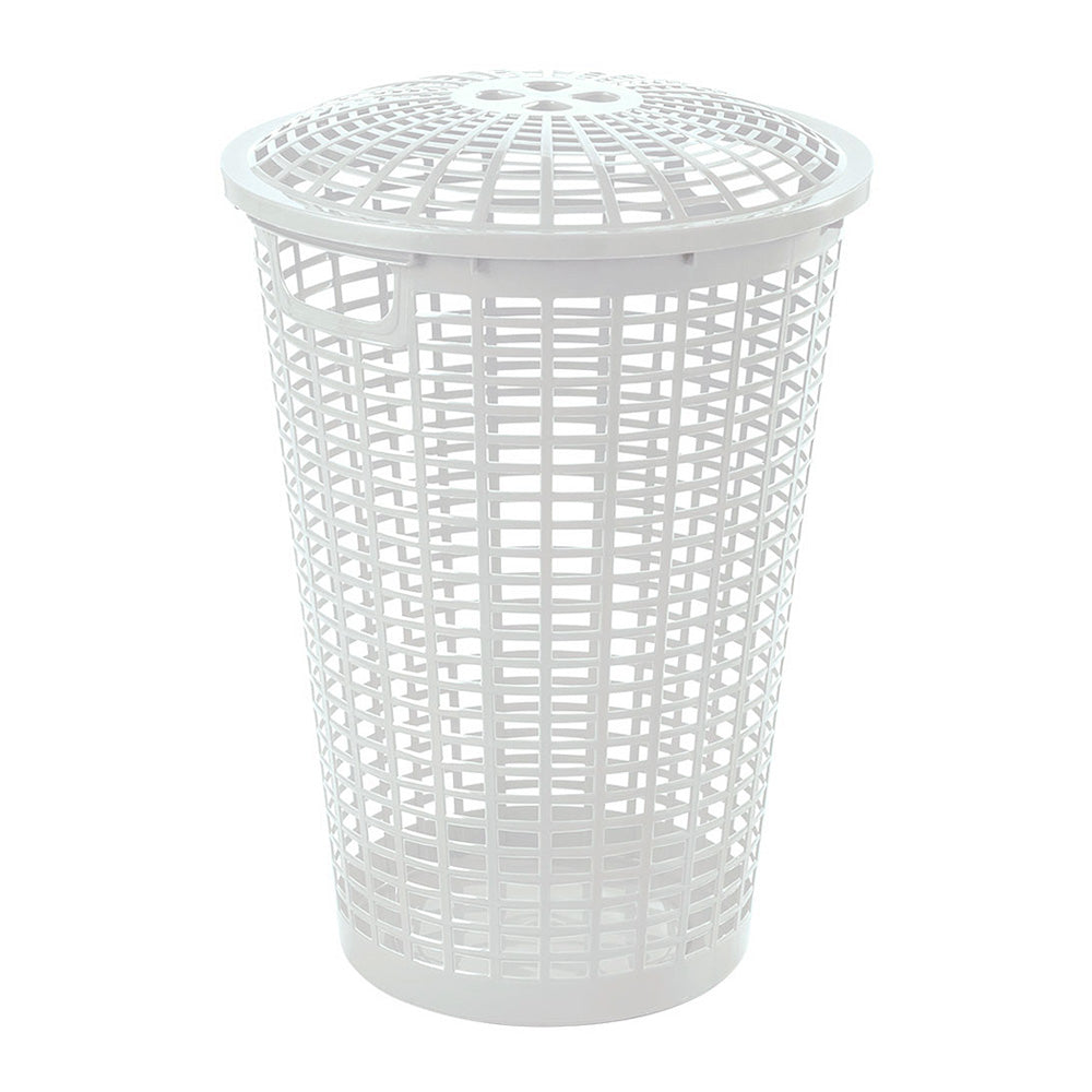 Cesta redonda con tapa Rimax
