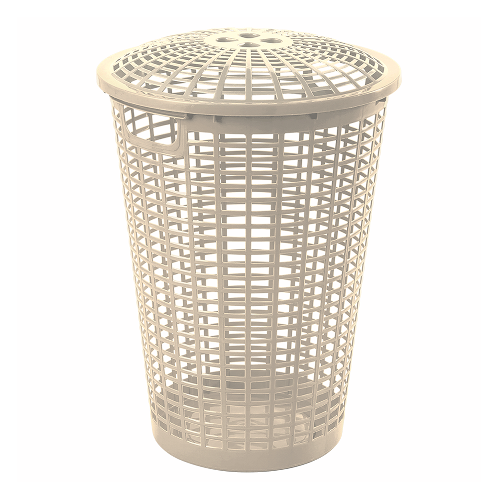 Cesta redonda con tapa Rimax