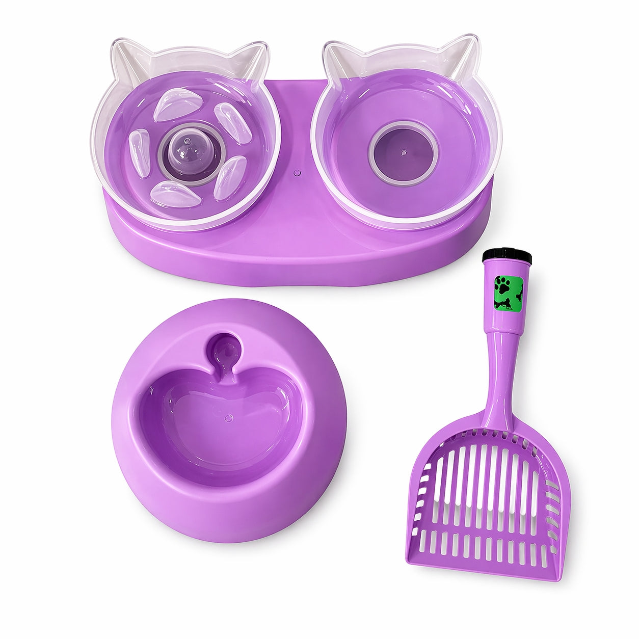 Combo Arenero para Gatos Armaty Color Lila 10307350119