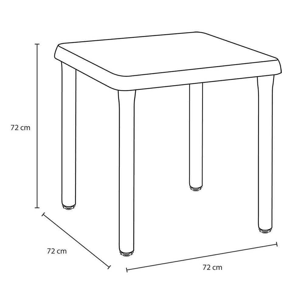 Mesa Caribe Rimax Cuadrada