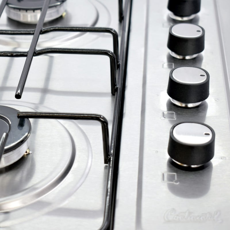 Estufa de Empotrar Continental en Acero Inoxidable con Encendido eléctrico Gas Natural 5531