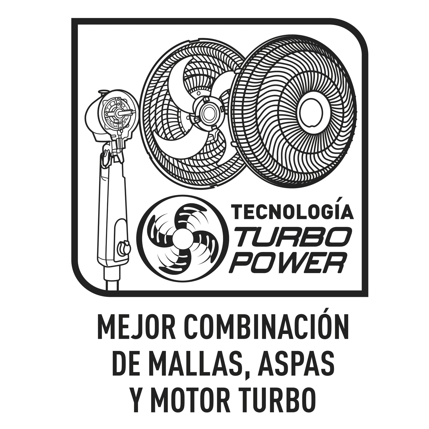 Ventilador Samurai Turbo Power Pared
