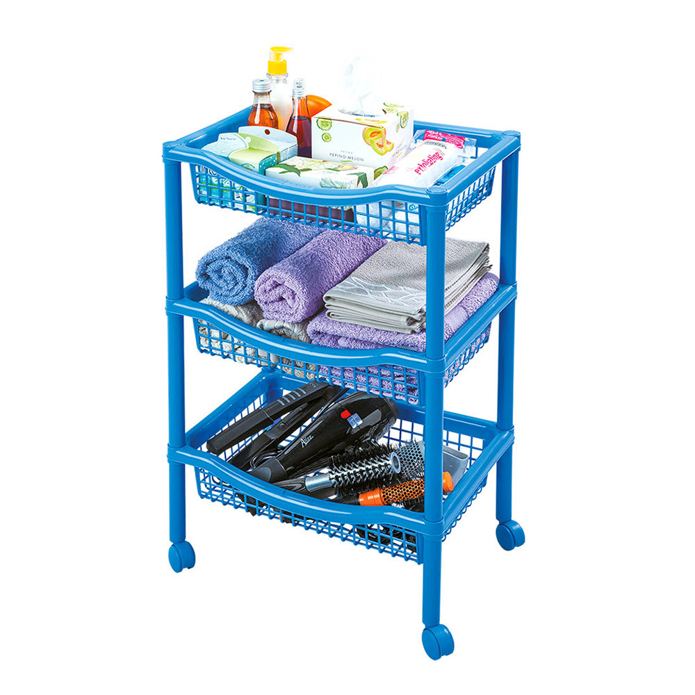 Canasta Móvil Rimax Rectangular de 3 Niveles