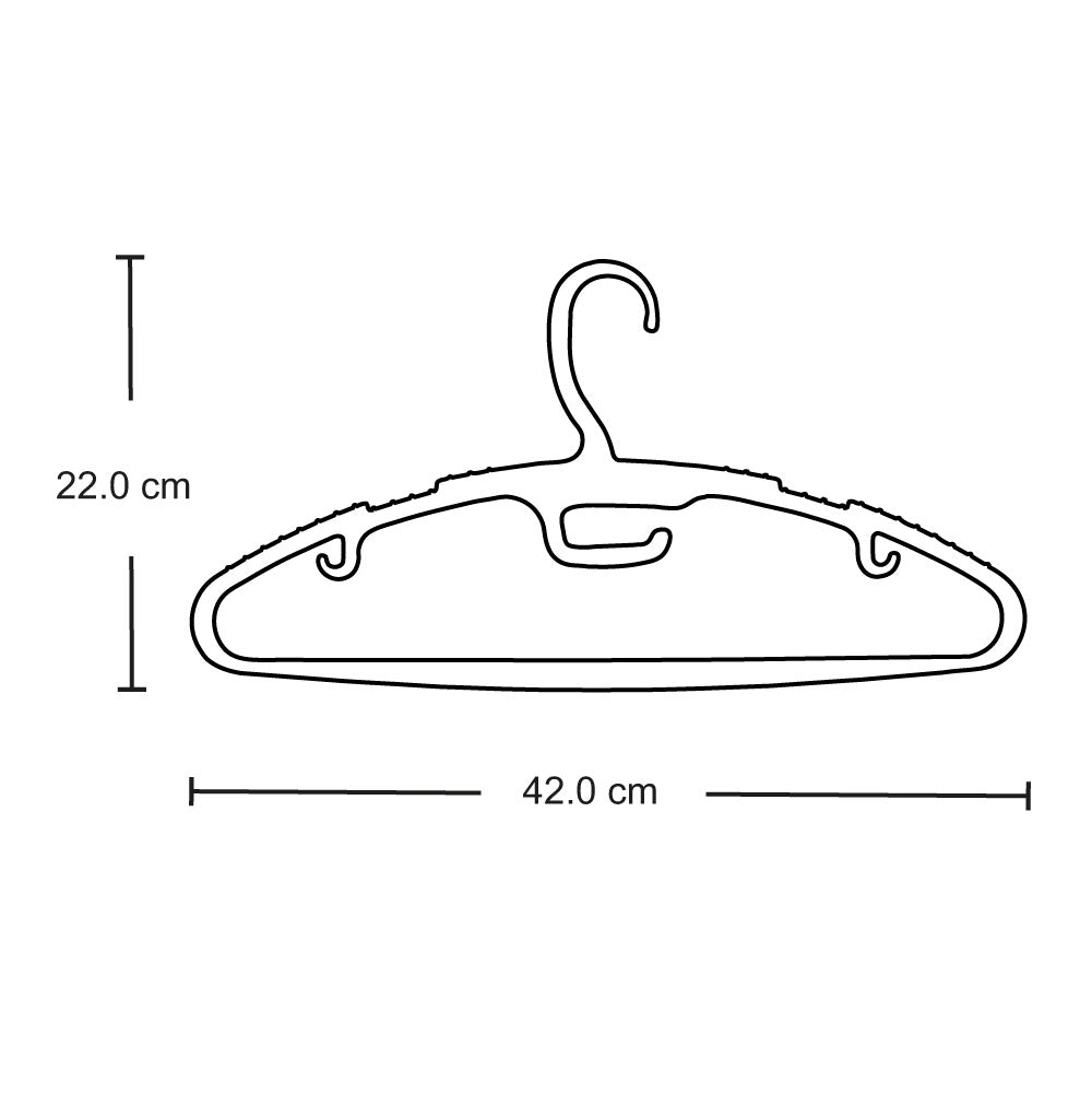 Ganchos Para Ropa x10 Rimax