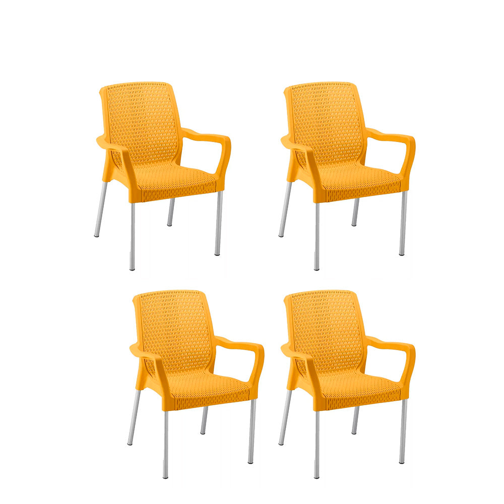 Juego Silla Shia con Brazos x4 Rimax