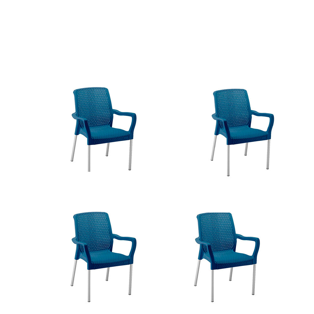 Juego Silla Shia con Brazos x4 Rimax