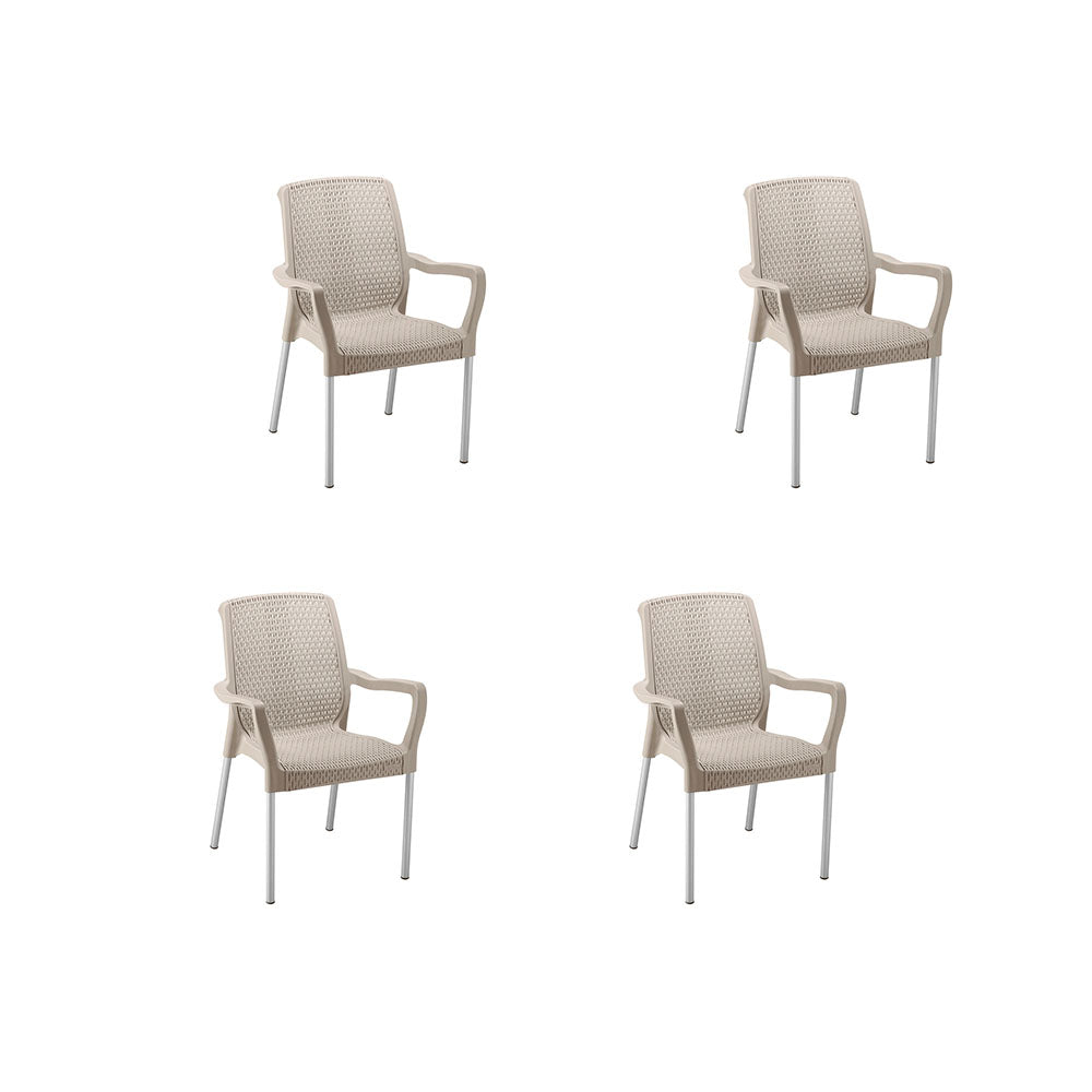 Juego Silla Shia con Brazos x4 Rimax