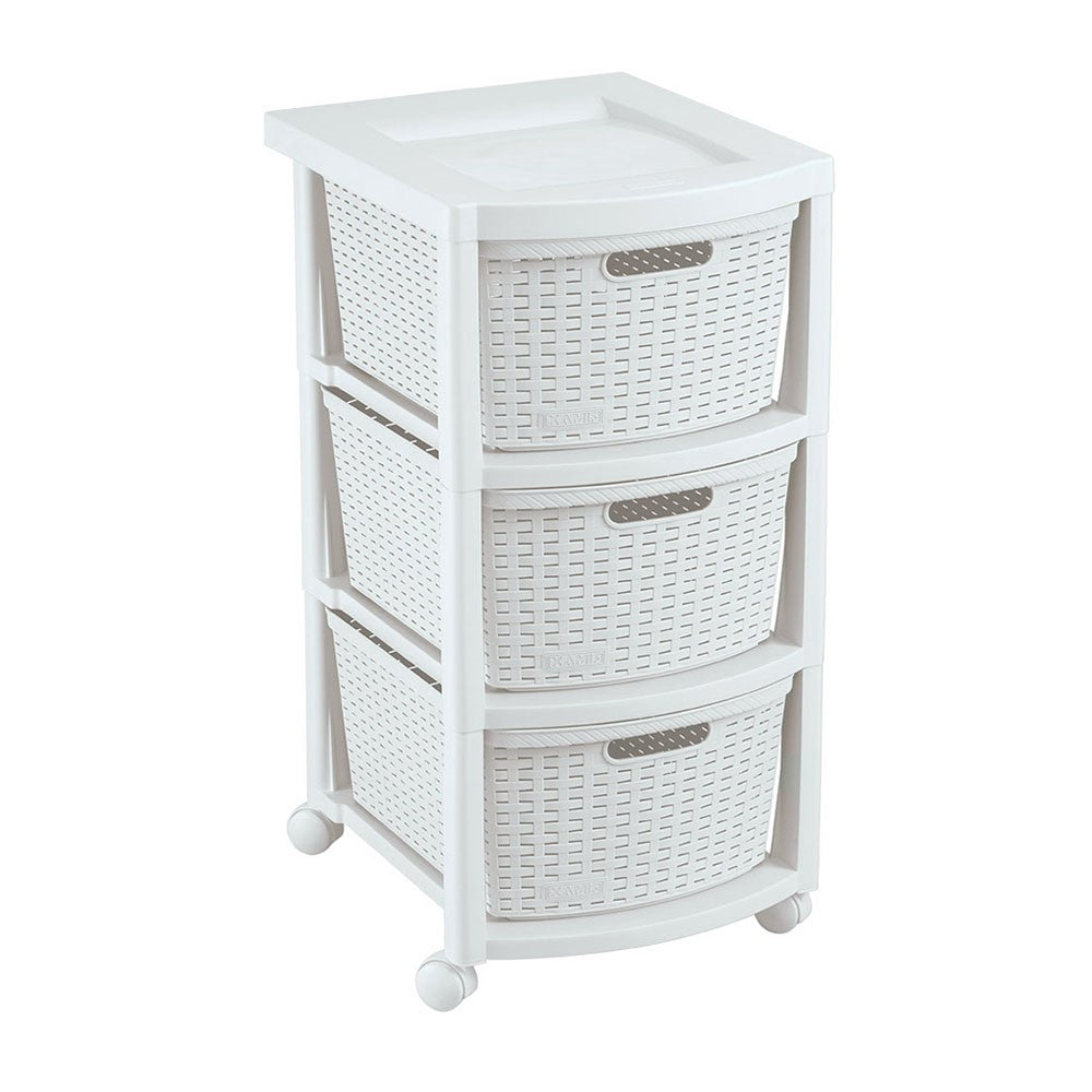 Cajonero de 3 Gavetas Rattan Rimax