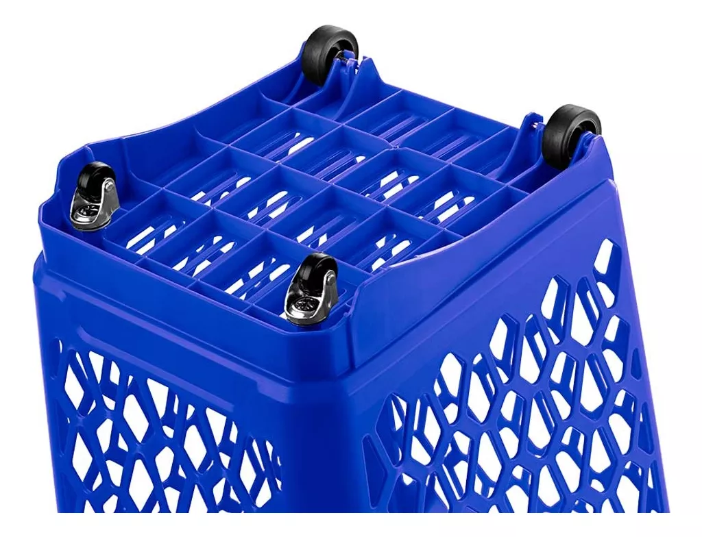 Cesta de Mercado 65 L Azul Rimax