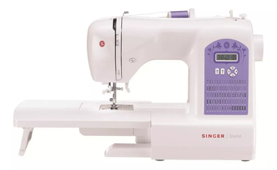 Máquina de coser Singer domestica blanco morado 6680