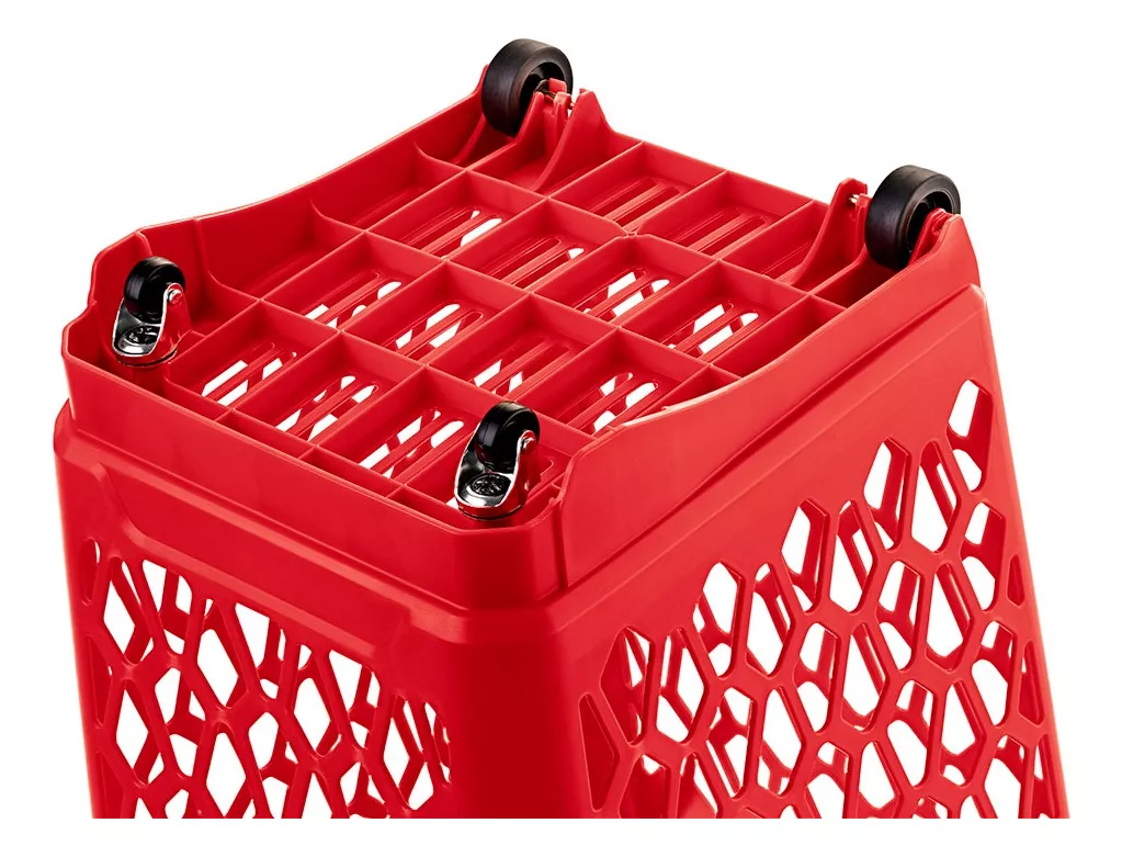 Cesta de Mercado 65 L Rojo Rimax