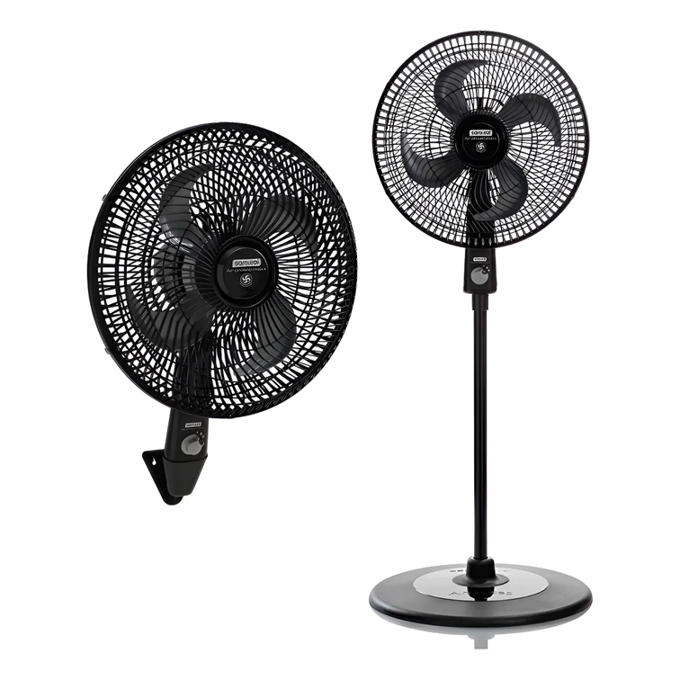 Ventilador Samurai Air Protec Maxx 2 en 1 de 16 Pulgadas Negro