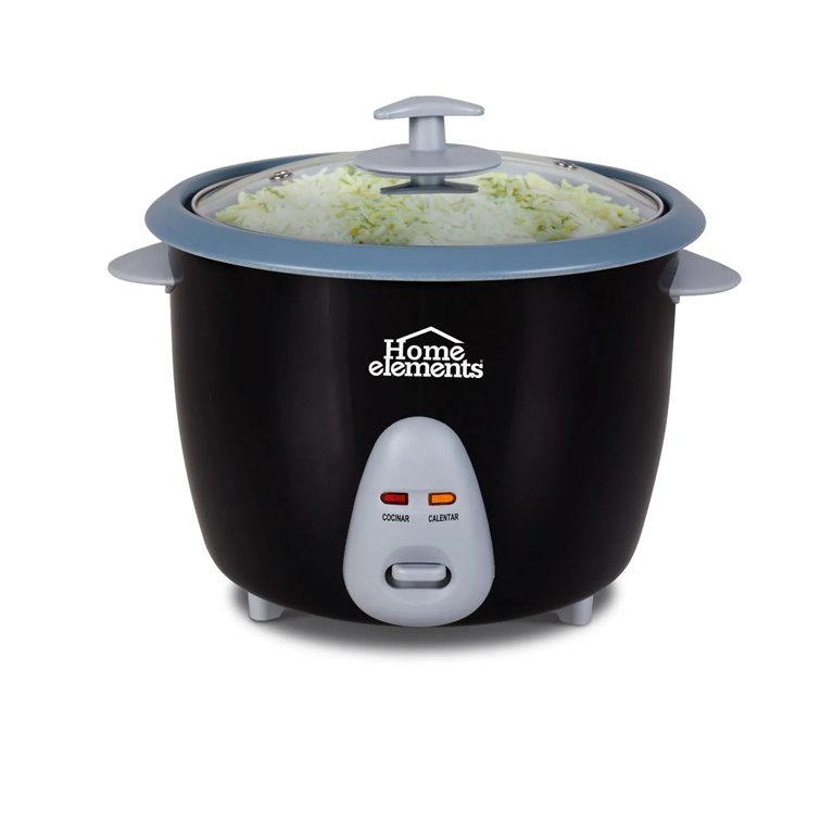 Olla Arrocera Home Elements de 1,0 Libra Negra HEAR-10N