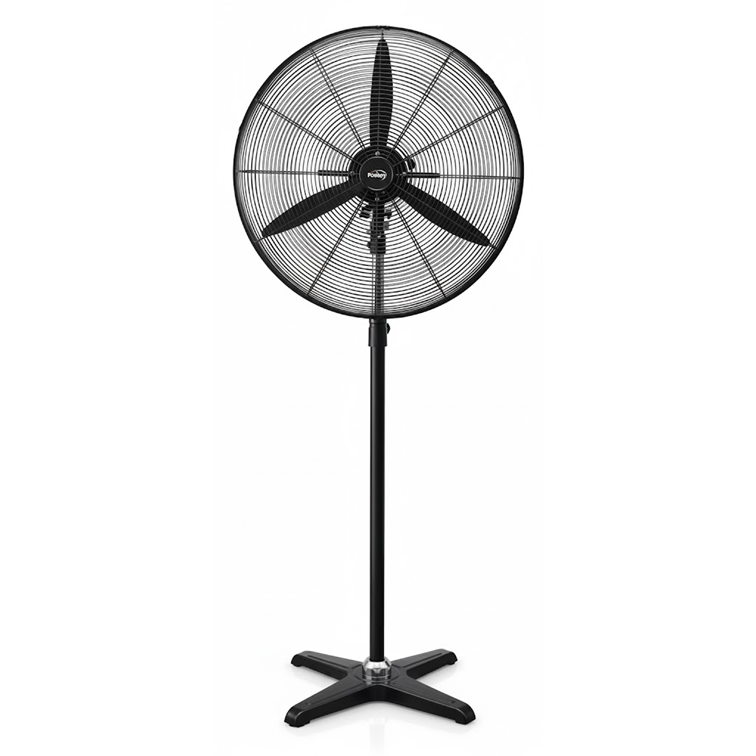 Ventilador Industrial de Pedestal Kalley de 24" Negro K-VAP24P