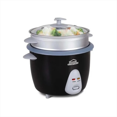 Olla Arrocera Home Elements de 1,8 Libras Negra HEAR-18N