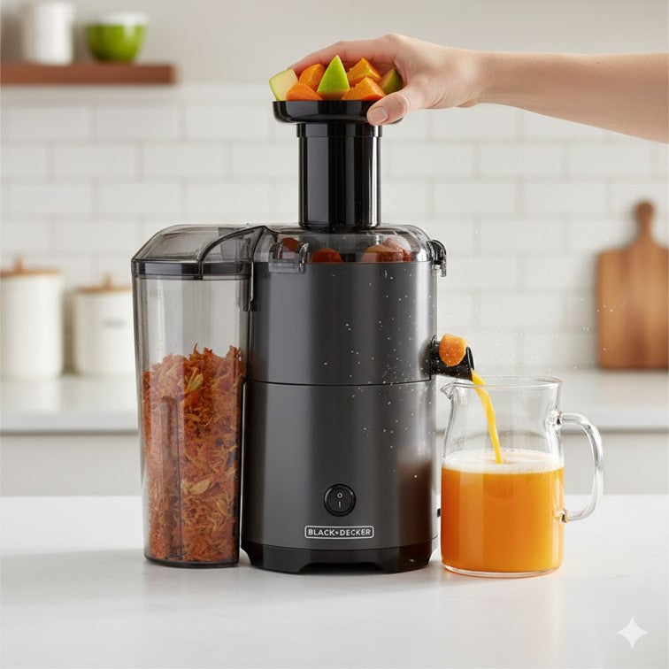 Extractor de Jugos Black + Decker de 400W JE2500B-LA