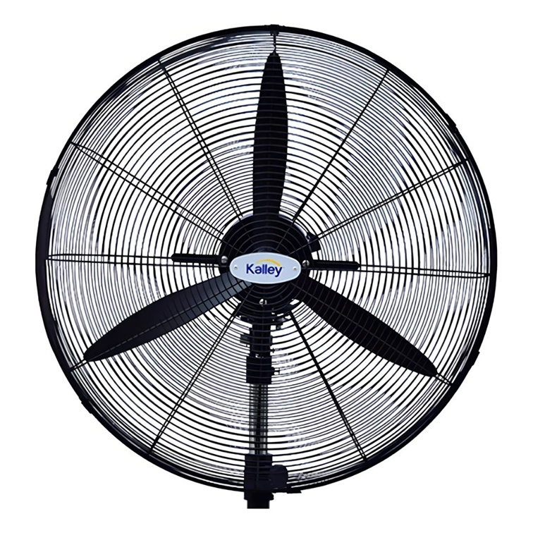 Ventilador Industrial de Pedestal Kalley de 24" Negro K-VAP24P