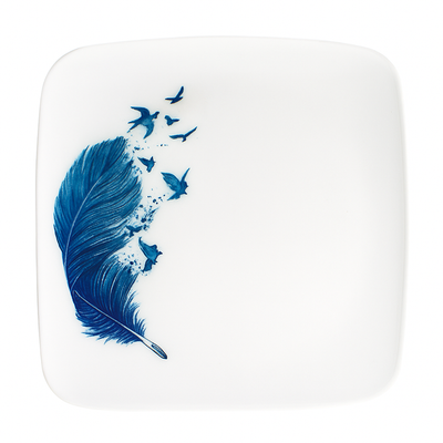 Vajilla de Melamina Sabana Plumas Primavera VP1007