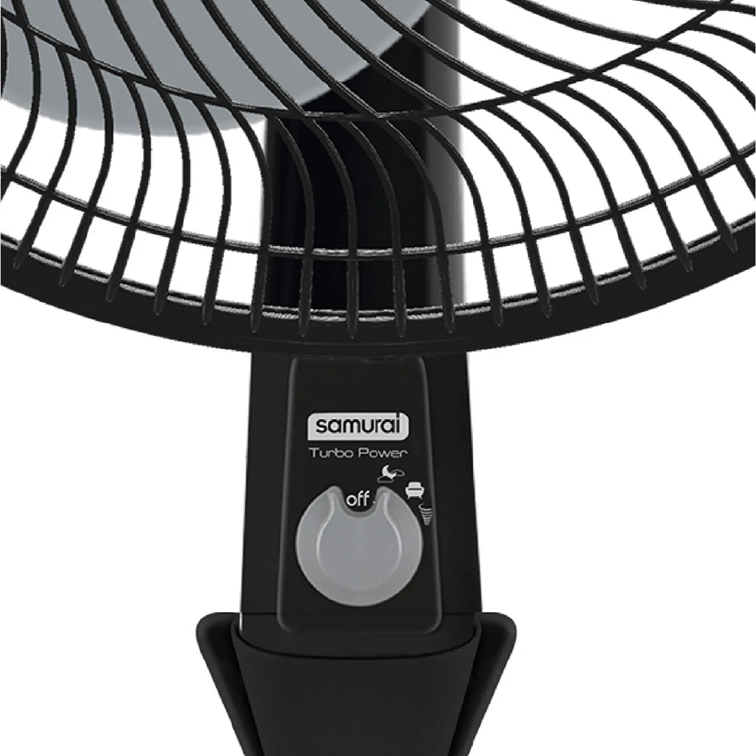Ventilador Samurai Turbo Power de Pared Negro 5861032310