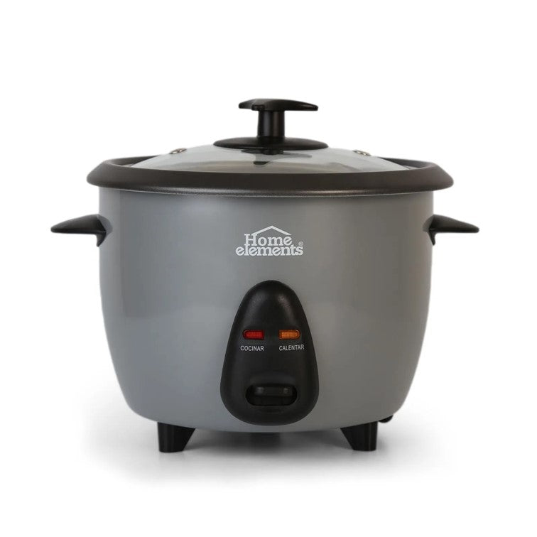 Olla Arrocera Home Elements de 1,0 Libra Gris HEAR-10G