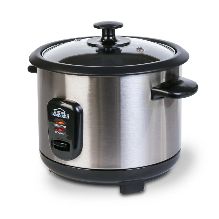 Olla Arrocera Home Elements de 1.0 L en Acero Inoxidable HEAR-10SS