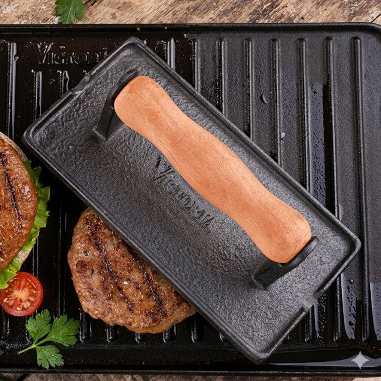 Prensa Para Carne de Hierro Fundido Victoria de 21 X 11 Cm 38786