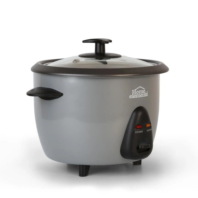 Olla Arrocera Home Elements de 1,0 Libra Gris HEAR-10G