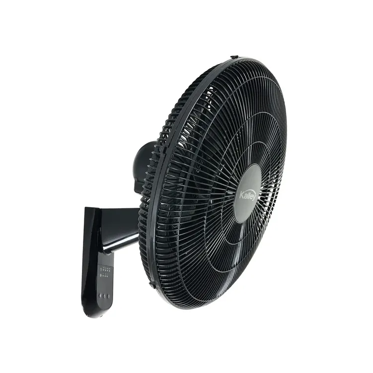 Ventilador Kalley de Pared de 18" Con Control Negro K-VPN