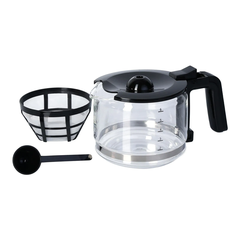 Cafetera Home Elements en Acero Inoxidable de 6 Tazas HECM-9420SS