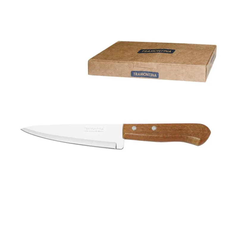 Cuchillo Tramontina de 5 " Cacha de Madera 22902/005