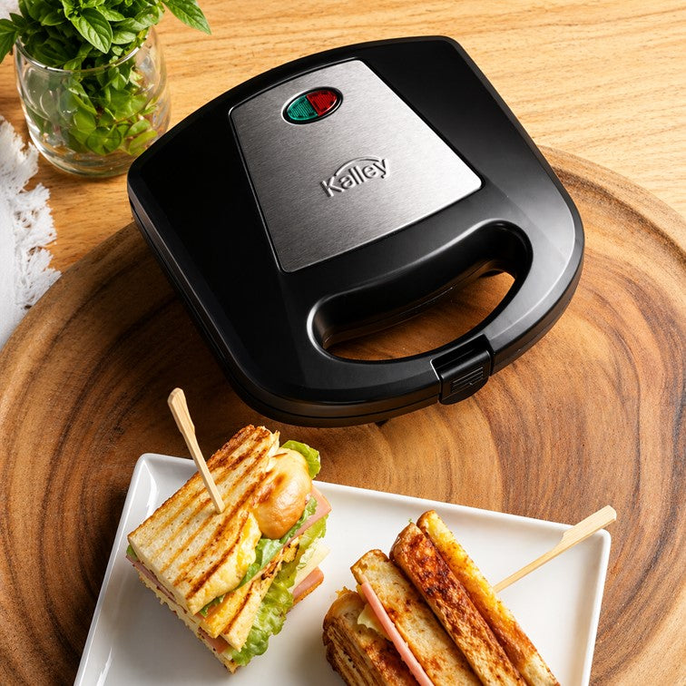 Sanduchera Kalley Panini Grill Negro K-SMP200N