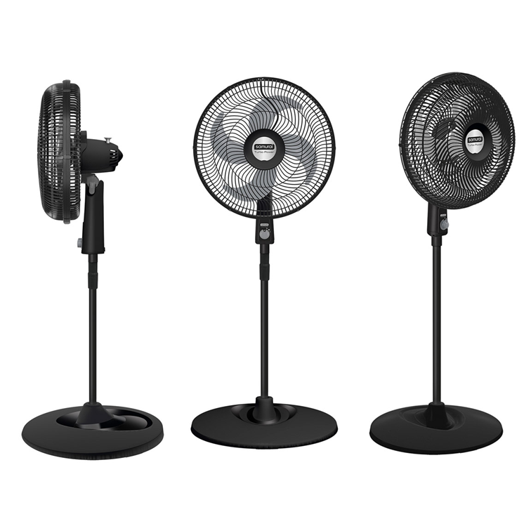 Ventilador Samurai Turbo Power de Pedestal Negro 5861032308
