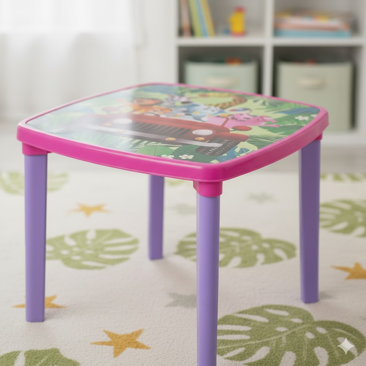 Mesa Infantil Armaty Decorada Safari
