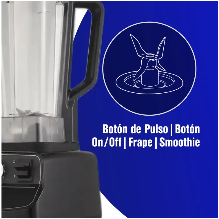 Licuadora Kalley Max Blend Negro de 1500W K-LAP