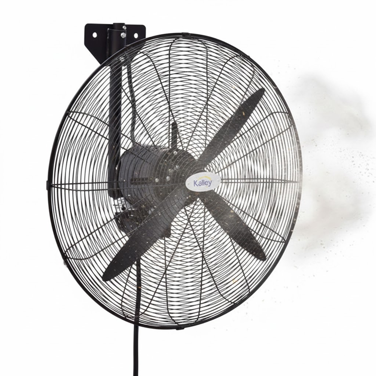 Ventilador Industrial de Pared Kalley de 26" Negro K-VAP26W
