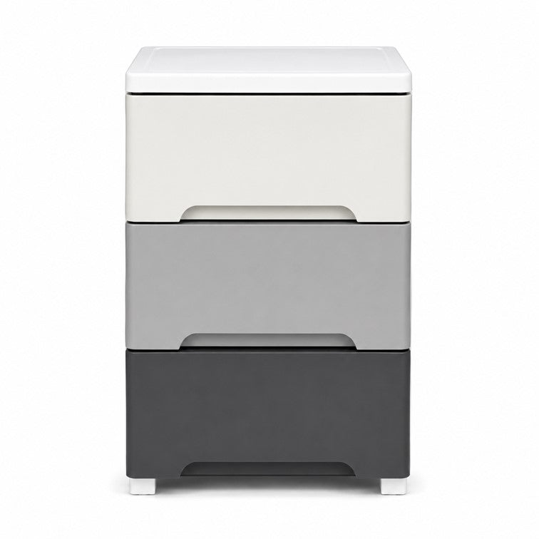 Cajonero Portofino Armaty de 3 Gavetas Colores Grises