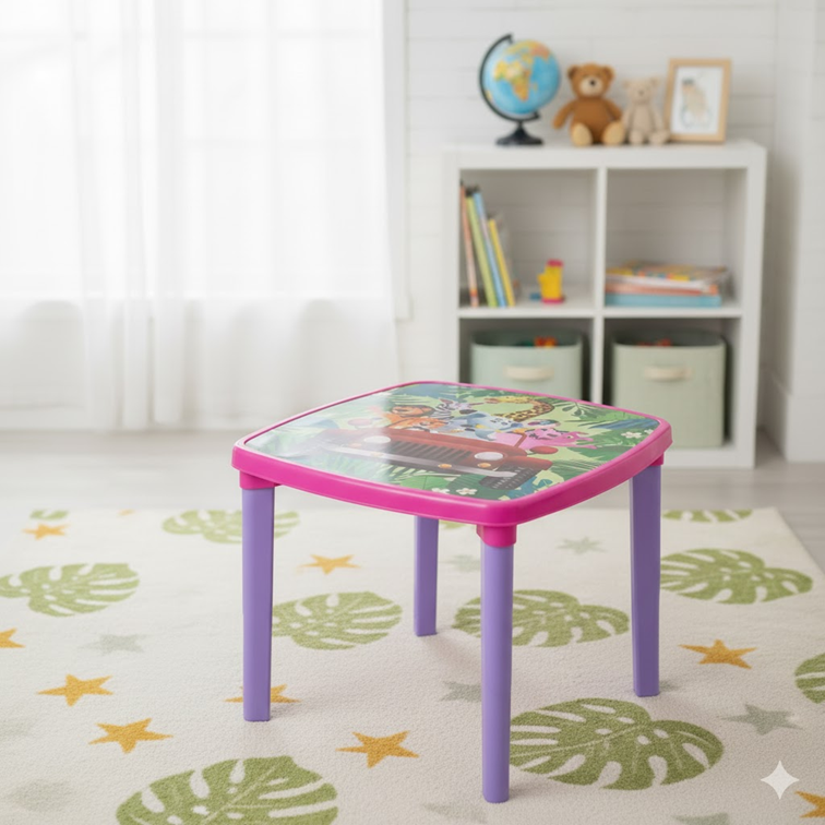 Mesa Infantil Armaty Decorada Safari